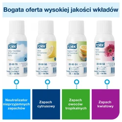 Tork A1 doz. odświeżaczy powietrza w sprayu Szary-30283