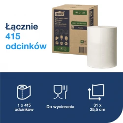 Tork W1/2/3 Biobased czyściwo włókninowe 103.75m-30409